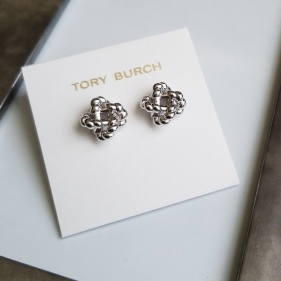 Tory Burch Jewelry - Tory Burch Rope Knot Stud Earrings New without tag